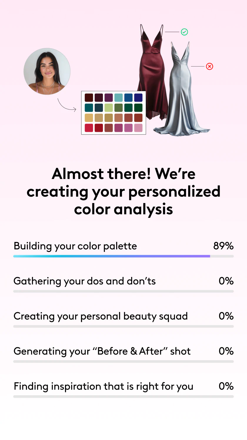 Body type & color palette guide: Find your best look with color analysis apps.