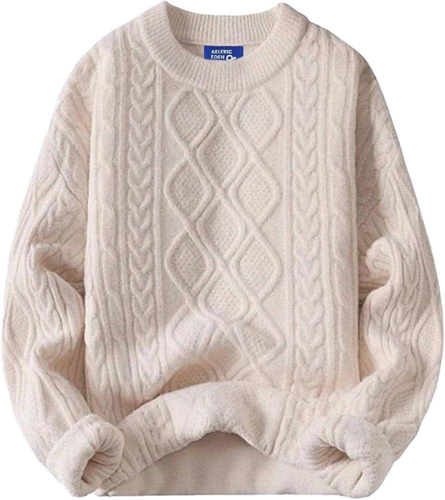 Oversized Earth Tone Knit Sweater