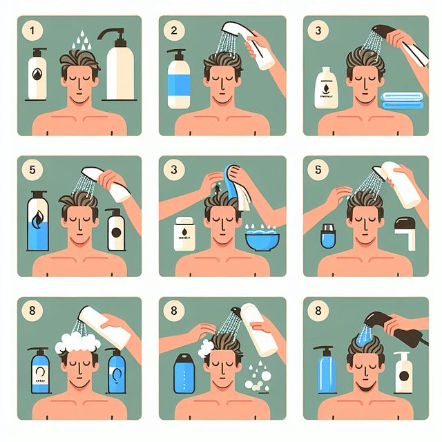 lukewarm shower for hair care