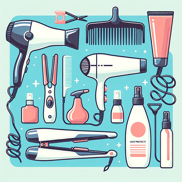 hair styling tools with heat protectant
