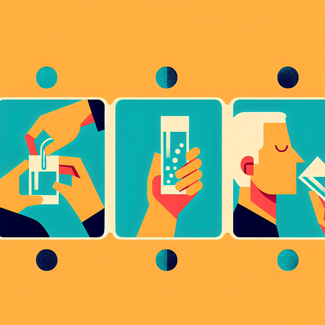 drinking water for hydration