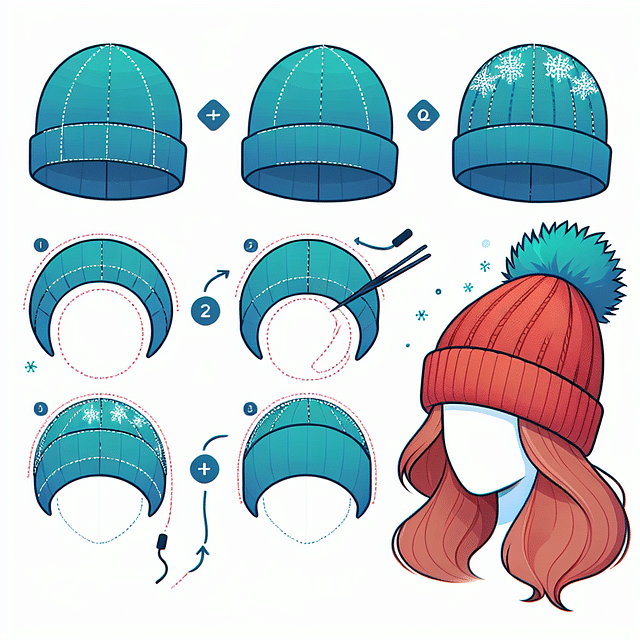 winter hat for hair protection