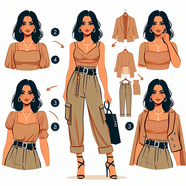 confident person wearing a stylish outfit