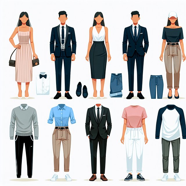 fashion outfit for different occasions