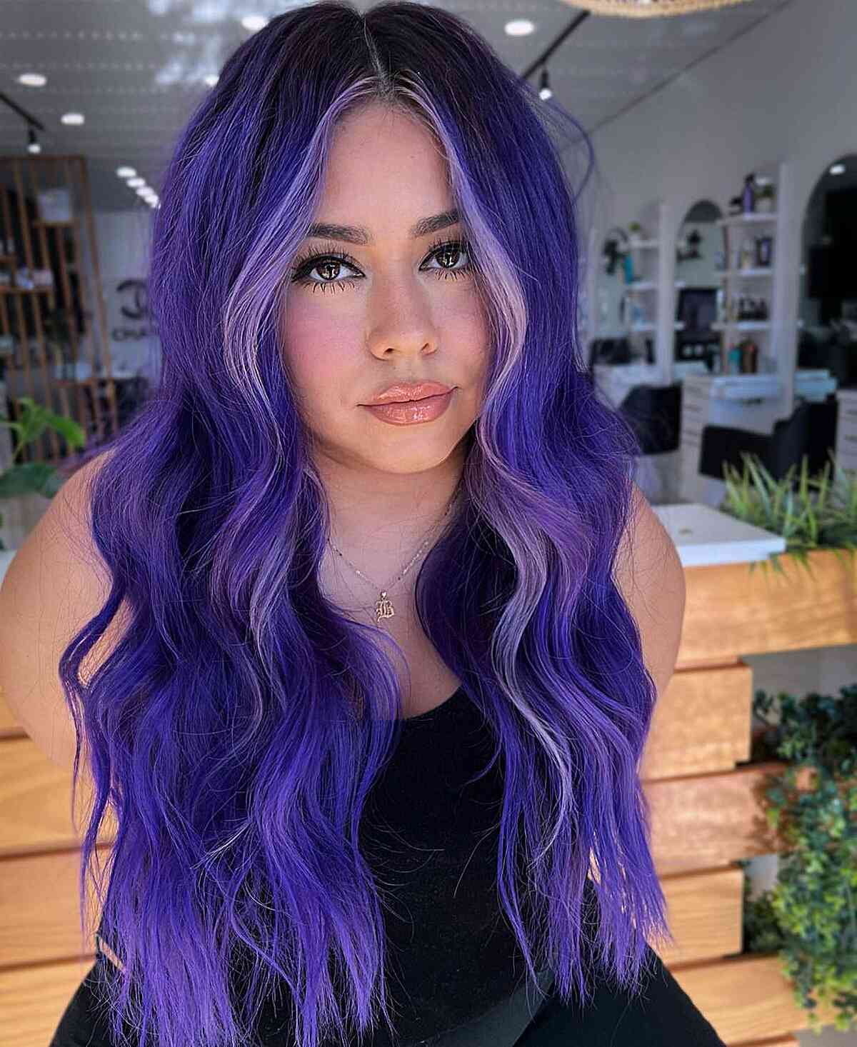 Smoky Lavender Hair Color