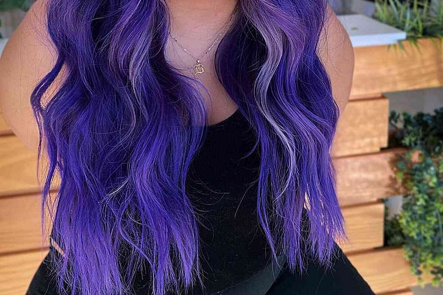 Smoky Lavender Hair Color