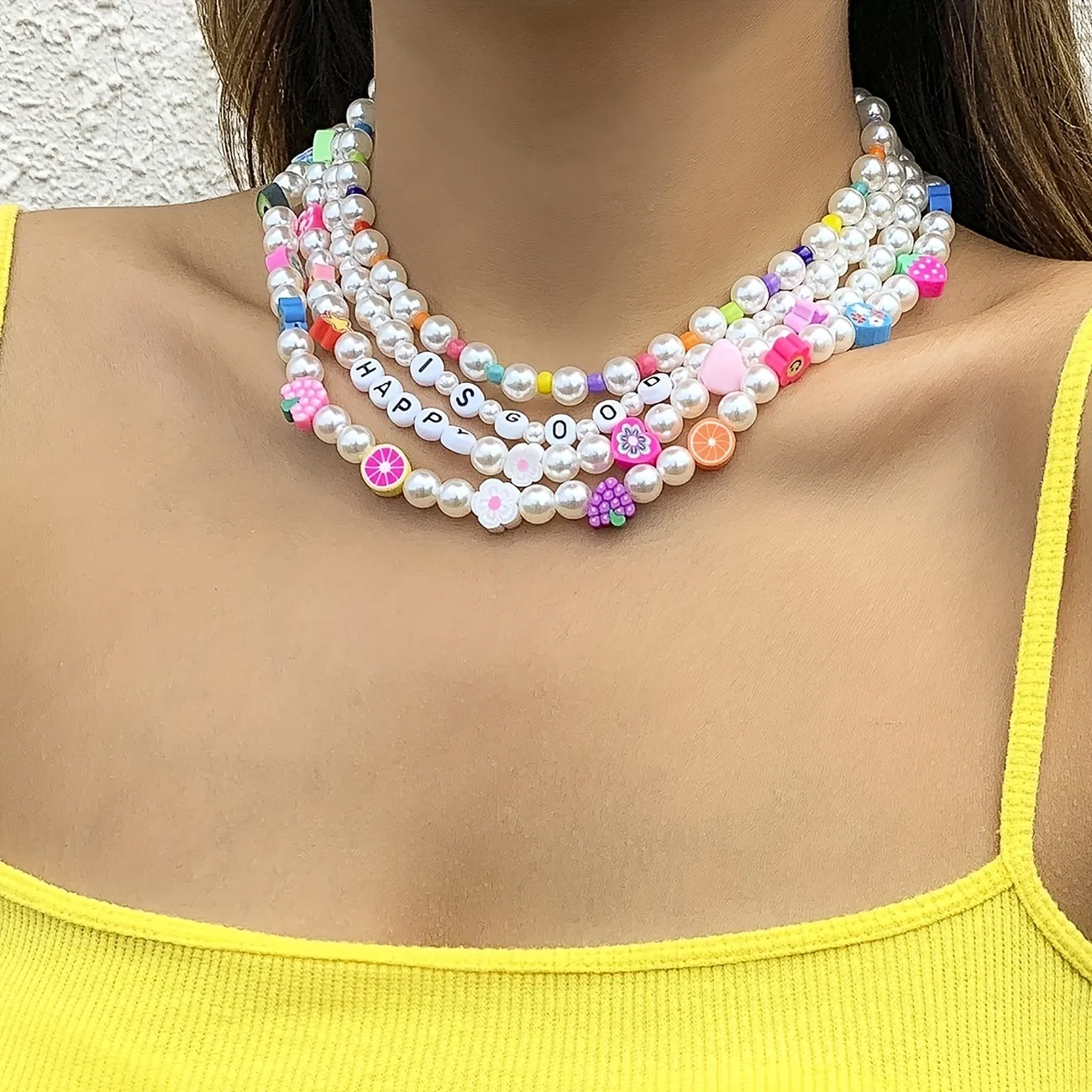 soft colored beaded jewelry