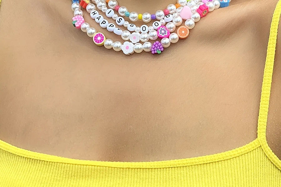 soft colored beaded jewelry