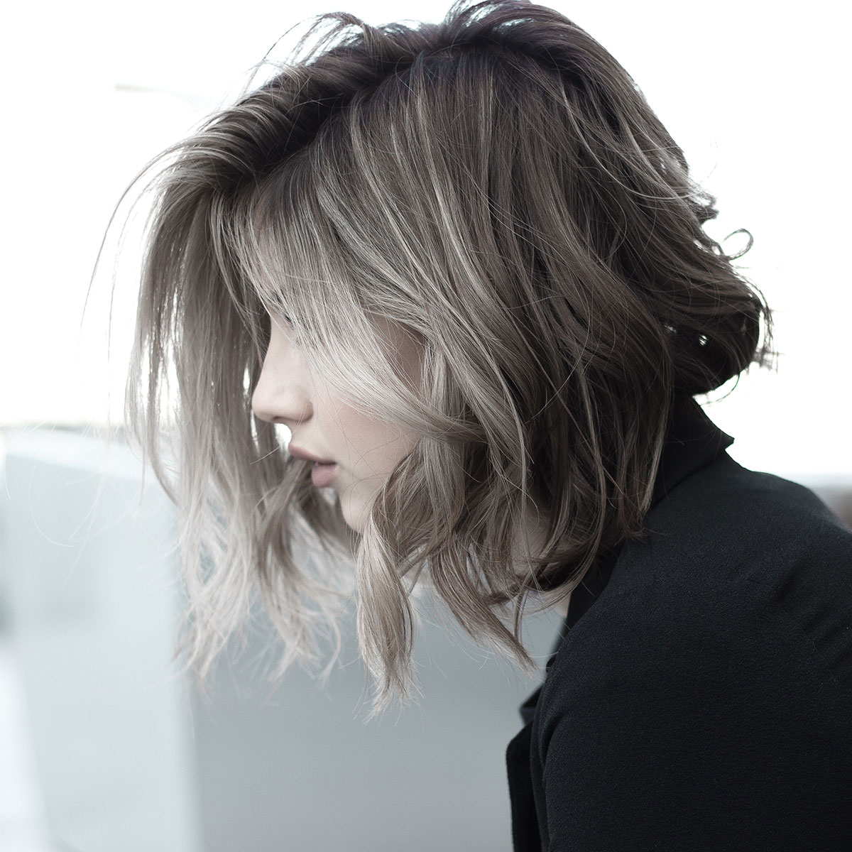 Subtle Silver Hair Color