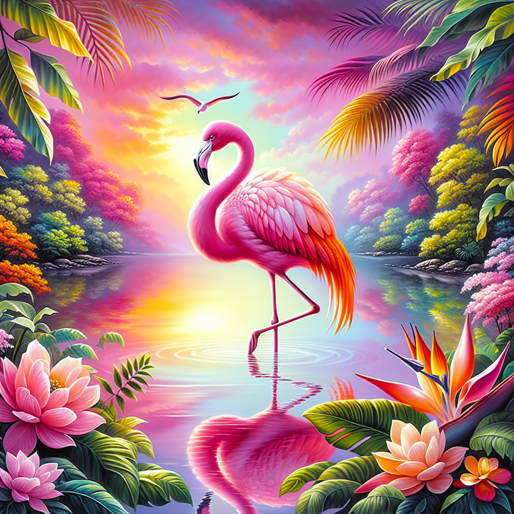 flamingo pink summer
