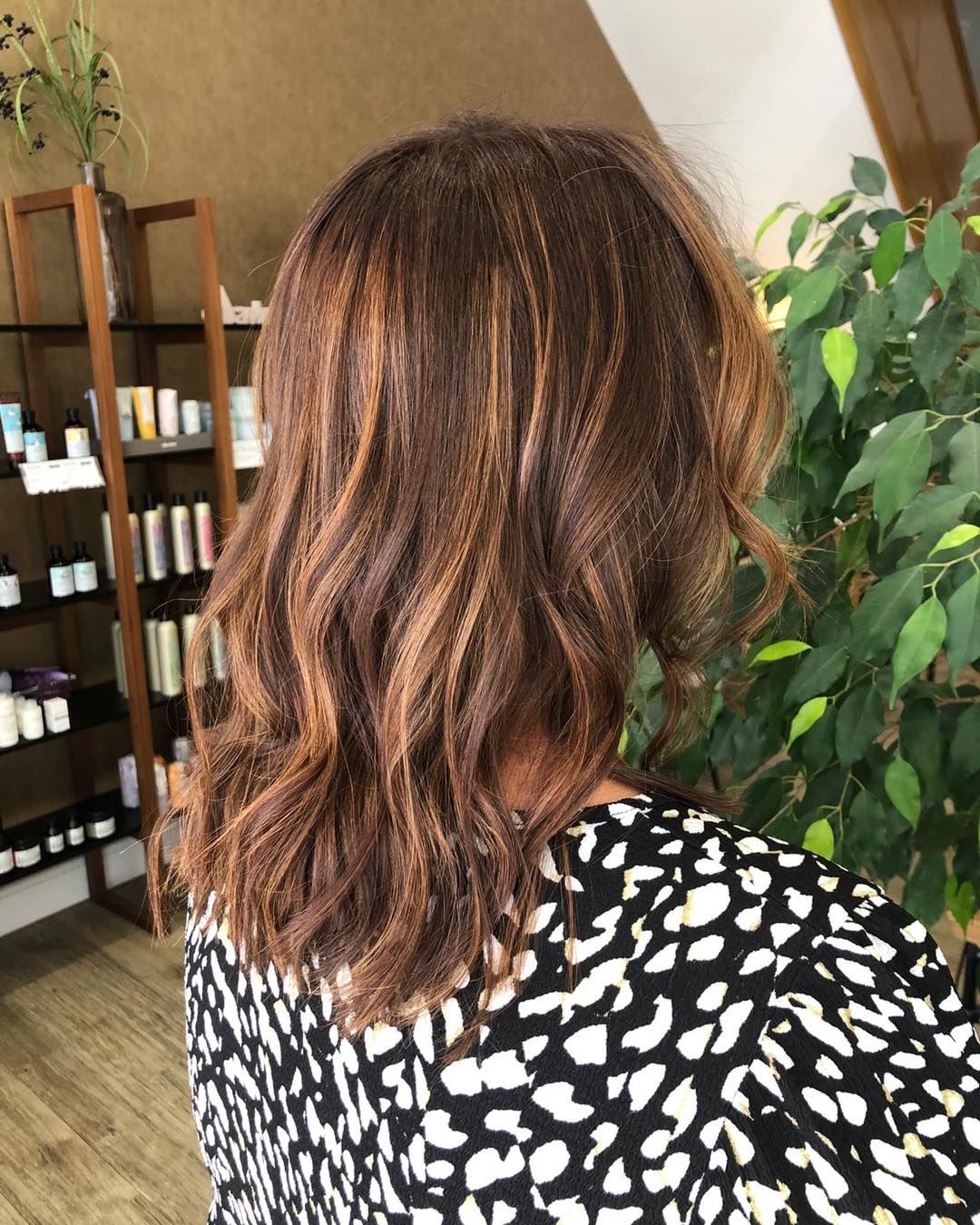 autumn balayage hair