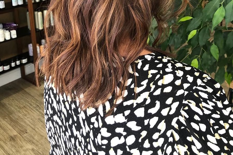 autumn balayage hair