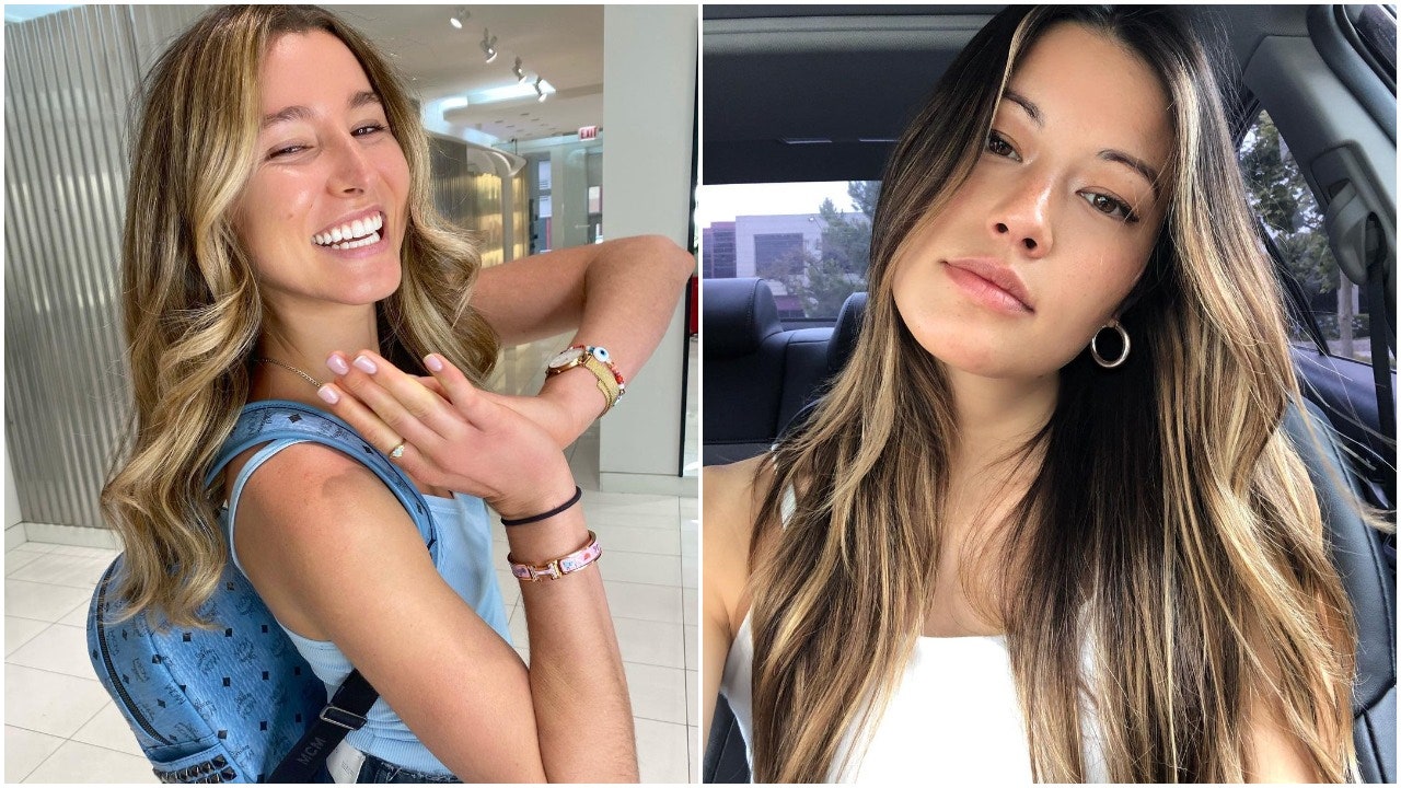 color melt hair autumn