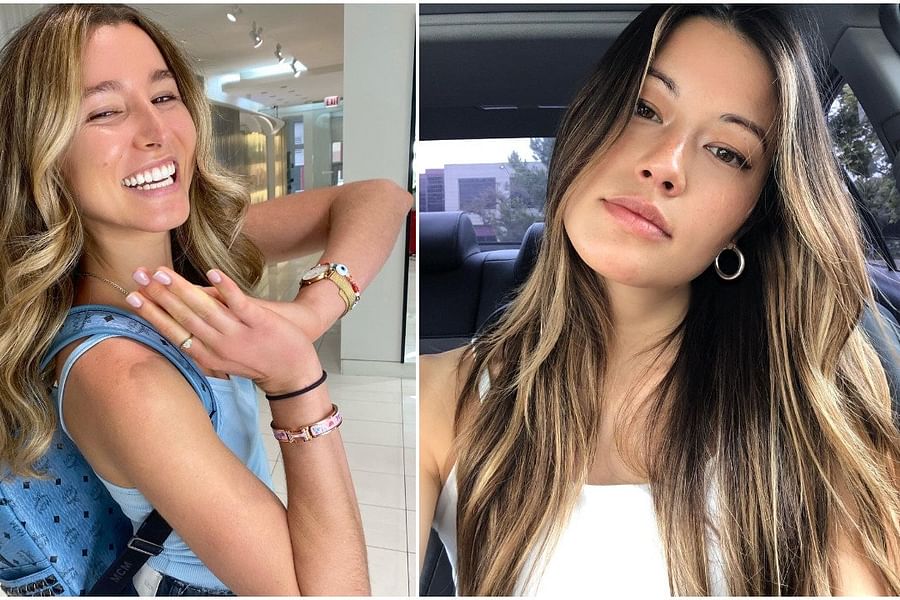 color melt hair autumn