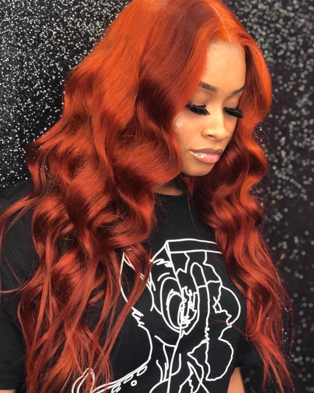 spiced pumpkin hair color