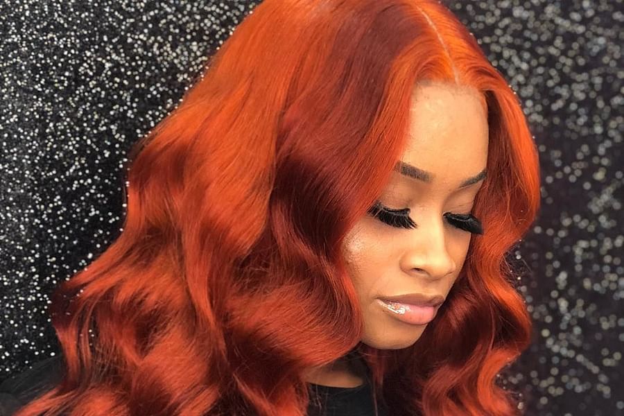 spiced pumpkin hair color