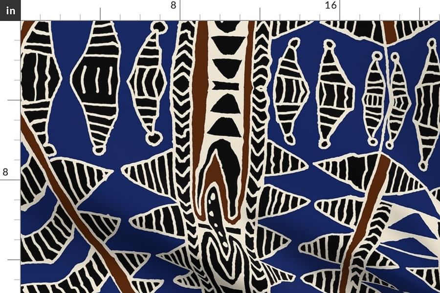 Indonesian Batik Fabric