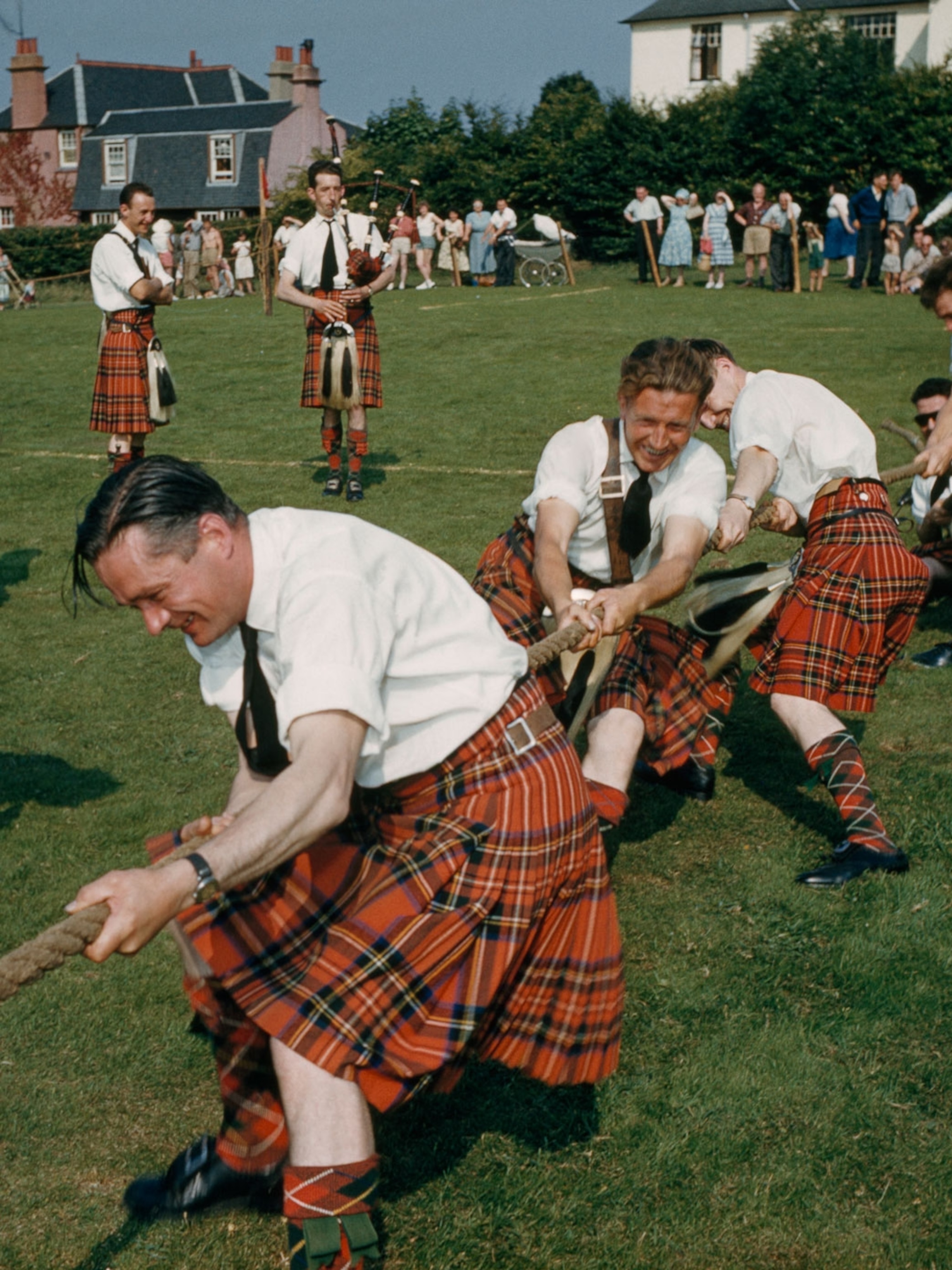 Scottish Tartan Fabric