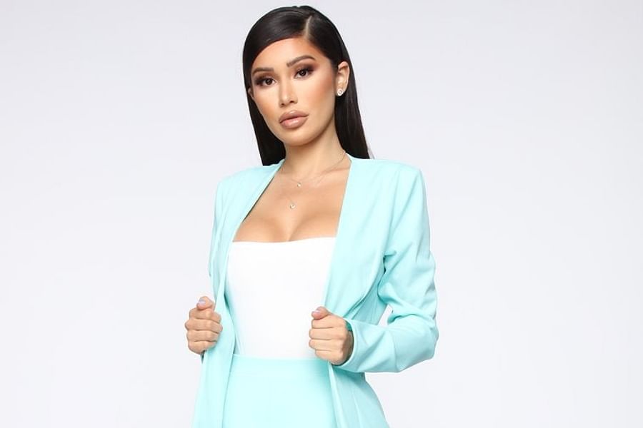 Joe Jonas mint green hair