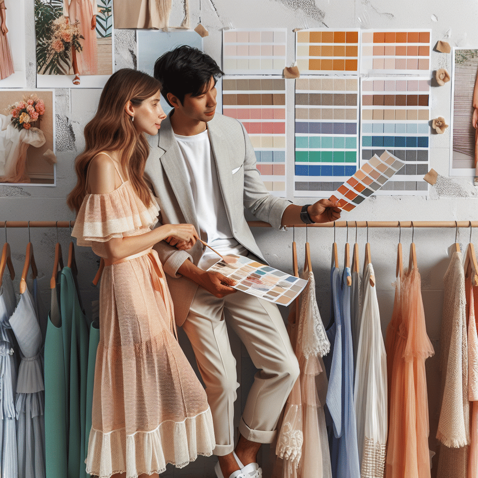 Color Guide for Couples: Coordinating Outfits with Your Partner's Palette for Summer Weddings