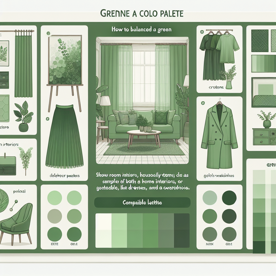Seasonal Color Synergy: Creating a Balanced Green Color Palette for Your Home and Wardrobe