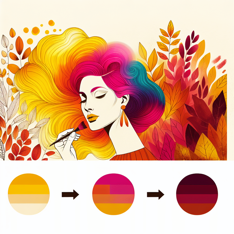 Seasonal Hairstyle Hue Shift: Transitioning Your Hair Color from Vibrant Summer Shades to Soft Autumn Tones
