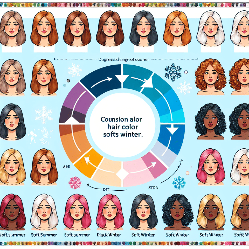 Soft Summer to Soft Winter: Transitioning Your Hair Color with Seasonal Palettes