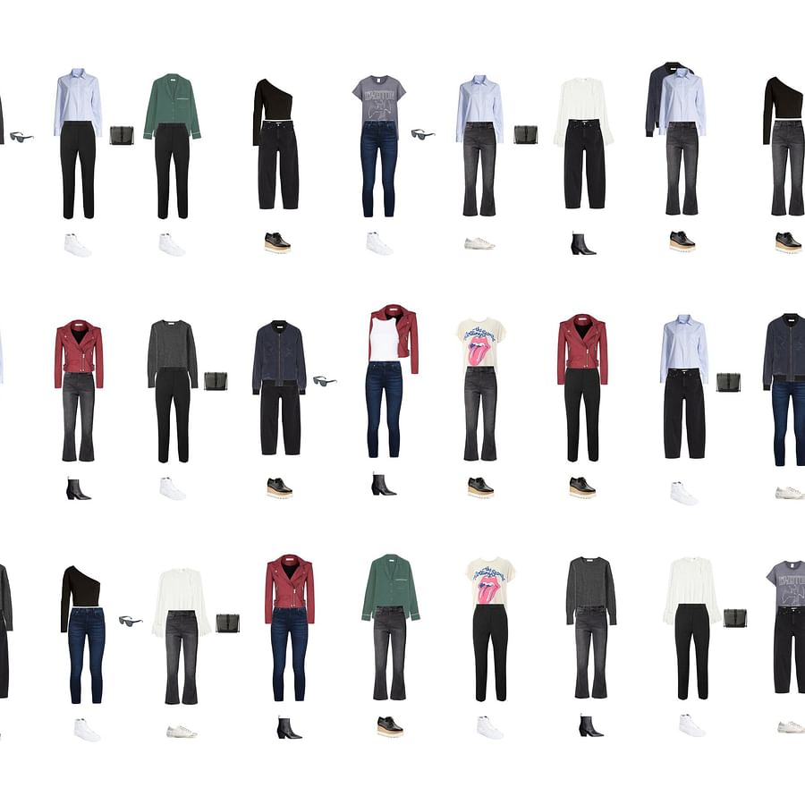 Soft Autumn color palette inspired wardrobe