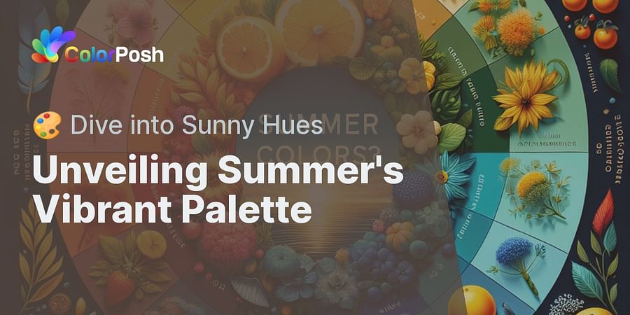 What Are Summer Colors? An In-depth Analysis of This Vibrant Palette