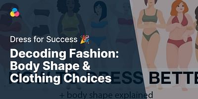Decoding Fashion: Body Shape & Clothing Choices - Dress for Success 🎉
