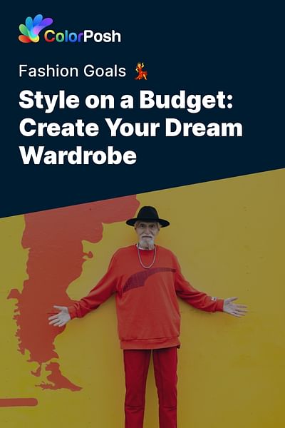Style on a Budget: Create Your Dream Wardrobe - Fashion Goals 💃