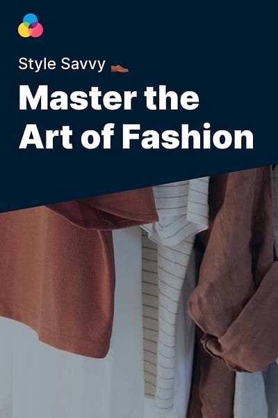Master the Art of Fashion - Style Savvy 👞