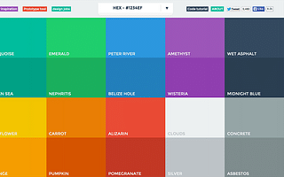 What are some good tools for creating color palettes?